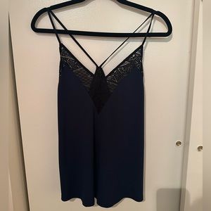 Express Navy Cami Tank Top Size Medium